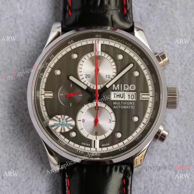 Swiss Copy MIDO Multifort Grand Complications A7750 watch Black Dial 44mm